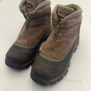 Bass Tan and Black Outdoor Boots